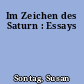Im Zeichen des Saturn : Essays