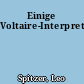 Einige Voltaire-Interpretationen
