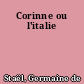 Corinne ou l'italie