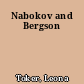 Nabokov and Bergson