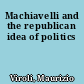 Machiavelli and the republican idea of politics
