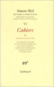 [nicht vorhanden] Cahiers: Septembre 1941 - Février 1942