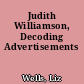 Judith Williamson, Decoding Advertisements