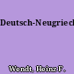 Deutsch-Neugriechisch