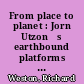 From place to planet : Jorn Utzonęs earthbound platforms and floating roofs