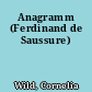 Anagramm (Ferdinand de Saussure)