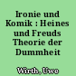 Ironie und Komik : Heines und Freuds Theorie der Dummheit