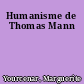 Humanisme de Thomas Mann