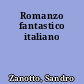 Romanzo fantastico italiano